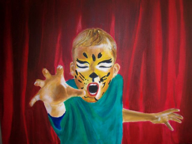 Tobi, 80 cm x 60 cm, 2007,Öl