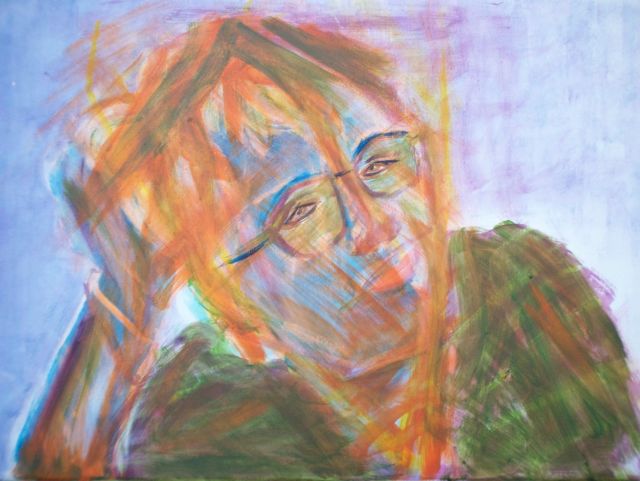 Selbst 3, 60cmx40cm, 2011, Öl